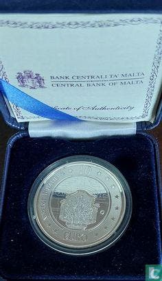 Malta 10 euro 2010 (PROOF) Auberge dItalie, Postzegels en Munten, Munten | Europa | Euromunten, Verzenden, Overige landen, Goud