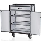 Minibar Bijvulwagen | Aluminium/Hout | 3 Niveaus | Wielen, Zakelijke goederen, Verzenden, Nieuw in verpakking