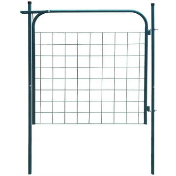 vidaXL Tuinhekpoort 100x100 cm Groen, Verzenden, Nieuw