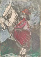 Pablo Picasso (1881-1973) , afte - Jacqueline a caballo, I,, Antiek en Kunst