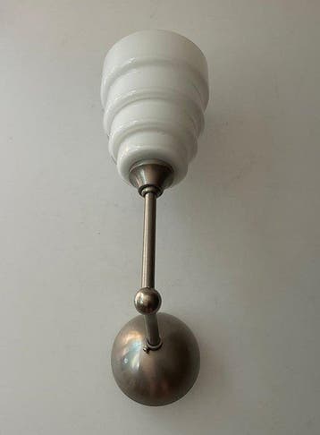 Wandlamp - Chroom, Opalineglas - Giso 2 generatie, Huis en Inrichting, Nieuw