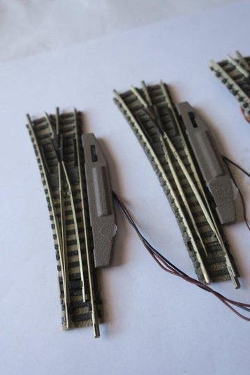 Fleischmann N - Treinset (4) - 4 Profigleis-wissels met