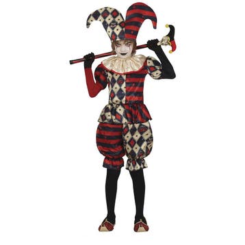 Harlekijn Halloween Kostuum Kind, Verzenden, Nieuw