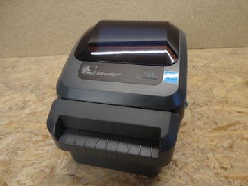 Zebra GX420d Barcode Label Printer USB & LAN + Cutter, Ophalen of Verzenden, Gebruikt, Zebra