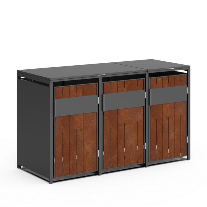 Container berging roest 3 containers, Jardin & Terrasse, Stockage & Armoires de jardin, Envoi