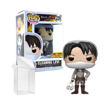 Funko Pop!  Attack on Titan - Cleaning Levi #239 Hot Topic, Verzamelen, Verzenden, Nieuw