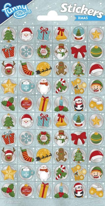 Stickers Kerst, Verzenden