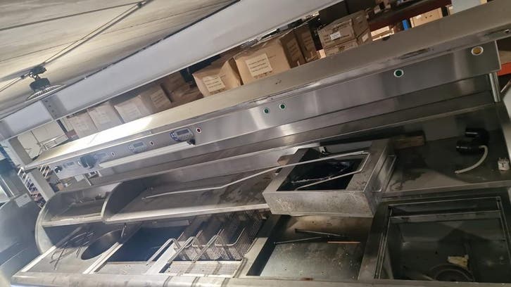 Nog niet gereviseerd - Perfecta bakwand friteuse HR 2xR 2x3M, Zakelijke goederen, Horeca | Keukenapparatuur, Ophalen of Verzenden