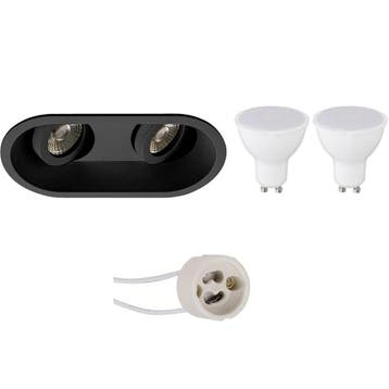 LED Spot Set Pragmi Zano Pro - Kantelbare 4W LED Inbouwspot, Verzenden