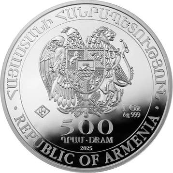 1 Troy Ounce - Argent .999 - Noahs Arch 2026 - 31,1 gram -