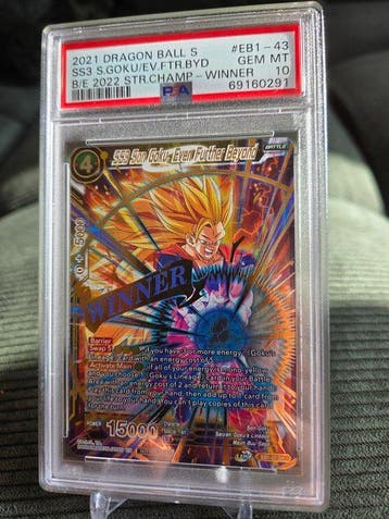 Bandai Graded card - Dragon Ball Z - Son Goku EB1-43 SR, Nieuw