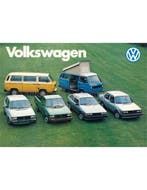 1982 VOLKSWAGEN PROGRAMMA BROCHURE ENGELS, Nieuw