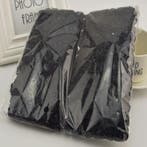 Mini Foam Roos Zwart Tule 2,5 cm Zak 144 stuks, Nieuw