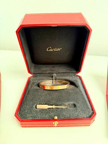 Cartier - Armband - Love - 18 karaat Roségoud Natuurlijke, Bijoux, Sacs & Beauté, Bracelets