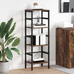 vidaXL Boekenplank Rook Eiken 40 x 29.5 x 115 cm Bewerkt, Verzenden, Nieuw