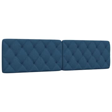 vidaXL Hoofdbordkussen 200 cm stof blauw, Huis en Inrichting, Verzenden, Nieuw