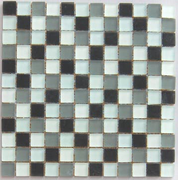 Wand Mozaïek Tegels Factory Glas Zwart Groen - Matje 30x30c, Wandtegels, Nieuw, Ophalen of Verzenden, 20 tot 40 cm