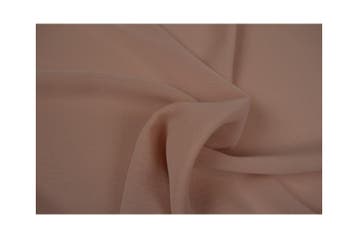 15 meter chiffon stof - dusty roze, Verzenden