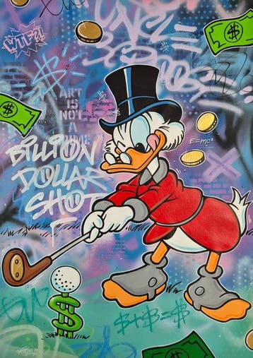 Hipo (1988) - Scrooge McDuck - Billion Dollar Shot - XL