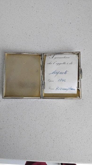 Sigarettendoos - Zilver, Verzamelen, Rookartikelen, Aanstekers en Luciferdoosjes