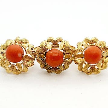 Ensemble de bijoux 2 pièces - 18 carats Or jaune - 3.00ct.