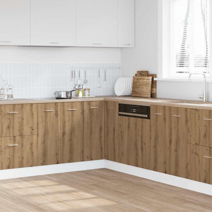 vidaXL Keukenkastje Lyon 75,5x75,5x81,5 cm bewerkt hout, Huis en Inrichting, Kasten | Overige, Nieuw, Verzenden