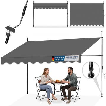 Klemluifel met zwengel, in hoogte verstelbaar, Tuin en Terras, Verzenden, Nieuw