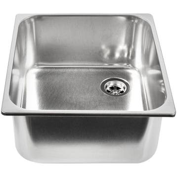 Inbouw Wasbak 360x360x150mm Rvs, Ophalen of Verzenden, Nieuw