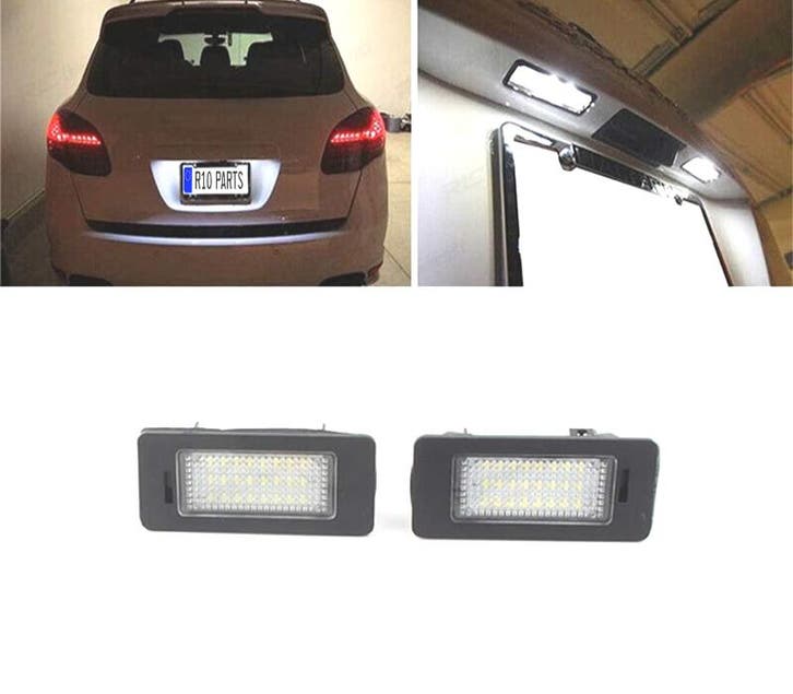 ÉCLAIRAGE DE PLAQUE D´IMMATRICULATION LED PORSCHE CAYENNE 10, Autos : Pièces & Accessoires, Éclairage, Envoi