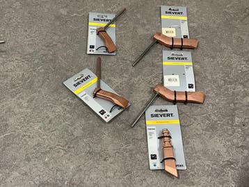 Veiling - Sievert koperstukken voor gassoldeerbout set 5-del, Nieuw