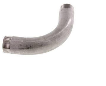 Tube coudé à 90° R1 1/2 Acier inoxydable 16bar (224.8psi), Verzenden, Nieuw