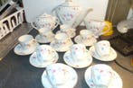 H&C Chodau - Koffie- en theeservies (13) - Biscuit porselein, Antiek en Kunst