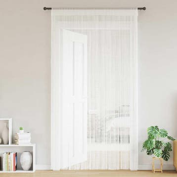 vidaXL Draadgordijnen 2 st 140x250 cm wit, Verzenden, Nieuw