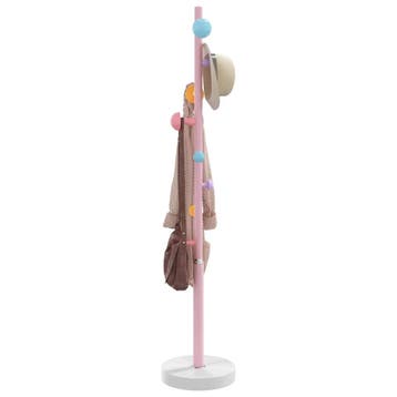 vidaXL Kapstok 172 cm gepoedercoat ijzer roze, Verzenden