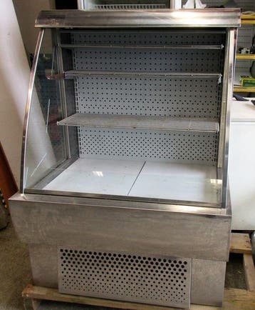 RVS Wandkoeling, laagmodel 101cm, Stekkerklaar
