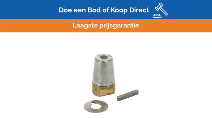 Bieden: Vetus 50mm dopmoer zinkanode set voor schroefas -SN, Watersport en Boten, Bootonderdelen, Ophalen of Verzenden