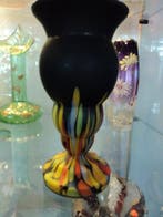 Franz Welz - Vaas - Glas - zwart glas