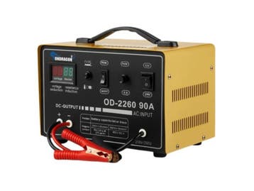 Veiling - Auto Acculader met Startfunctie 12/24V – 90A, Nieuw