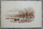 Henri Seghers (1848-1919) - Langs de Schelde - omgeving van, Antiek en Kunst