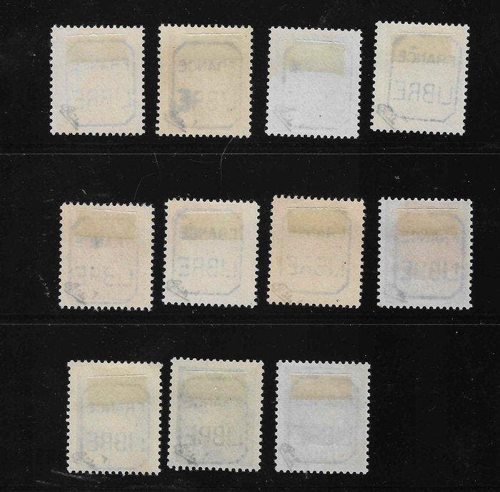 Frankrijk 1944 - Bevrijding van Nevers - volledige serie -, Postzegels en Munten, Postzegels | Europa | Frankrijk