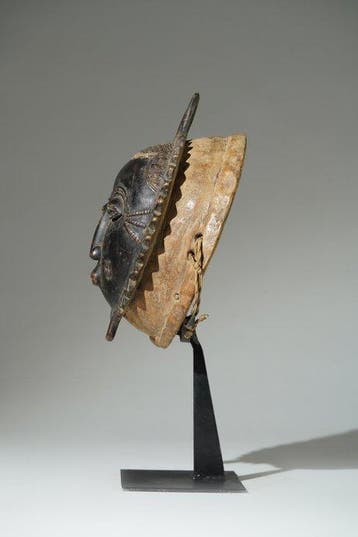 Een houten masker - Baule - Ivoorkust (Zonder minimumprijs)