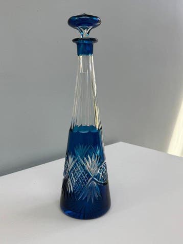 Val Saint Lambert - Karaf - Kristal, Antiquités & Art, Antiquités | Verre & Cristal