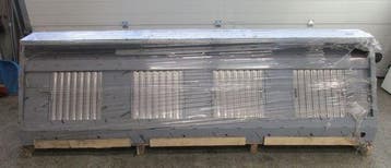 RVS Afzuigkap met 4 filters, wandmodel, B260 x D70 x H54cm,