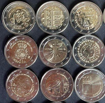 Europa. 2 Euro 2013/2026 (25 stuks) onder andere Andorra