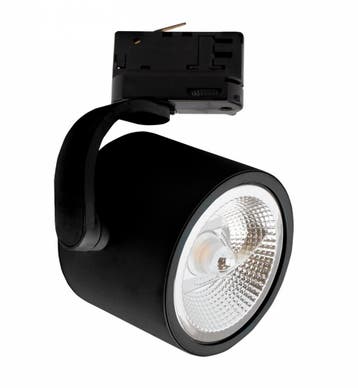 Luxar 3-Fase Railspot AR111 GU10 Zwart, Verzenden, Nieuw