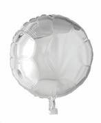Helium Ballon Rond Zilver 46cm leeg, Hobby en Vrije tijd, Feestartikelen, Verzenden, Nieuw