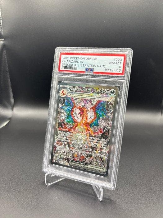 Pokémon Graded card - Charizard ex #223 Obsidian Flames Full, Hobby en Vrije tijd, Verzamelkaartspellen | Pokémon