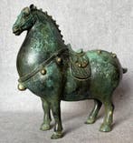 Beeld, Exclusief beeld: Tang-Dynasty Stijl paard - 24.5 cm -