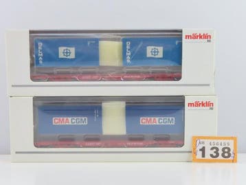 Märklin H0 - 47688-08/47688-11 - Wagon de marchandises pour, Nieuw
