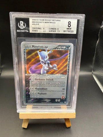 Pokémon - 1 Graded card - Mewtwo 99/109 Foil - Beckett 8 -, Nieuw